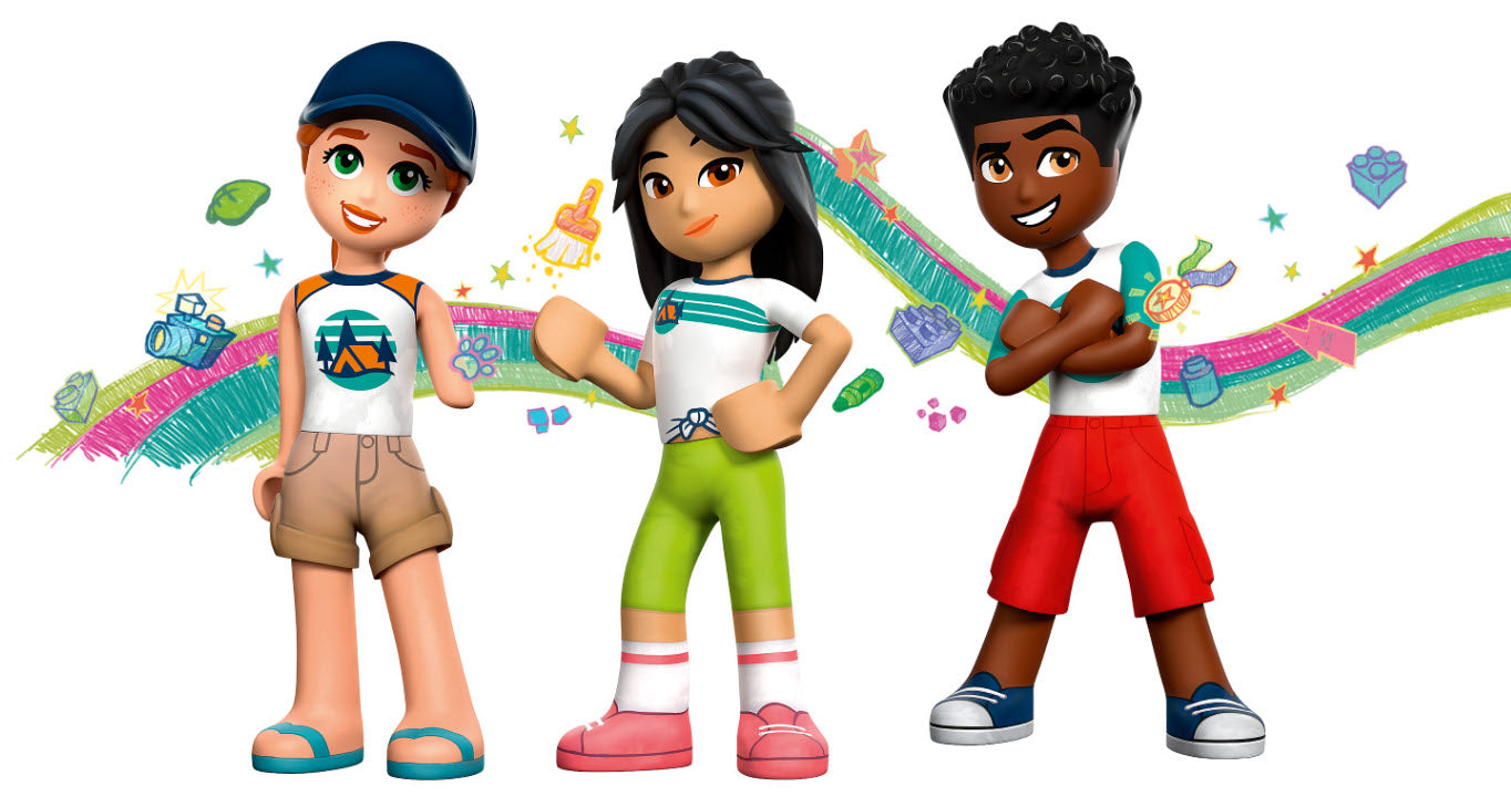 Minifiguren: LEGO Friends 42626 Abenteuercamp mit Kayak