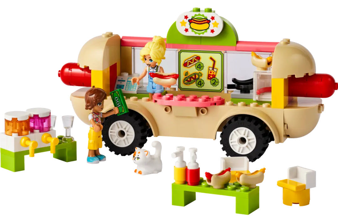 Inhalt: LEGO Friends 42633 Hotdog-Truck