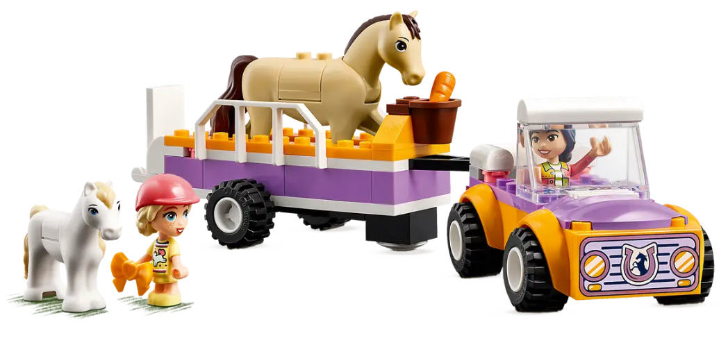 Minifiguren: LEGO Friends 42634 Pferde- und Pony-Anhänger