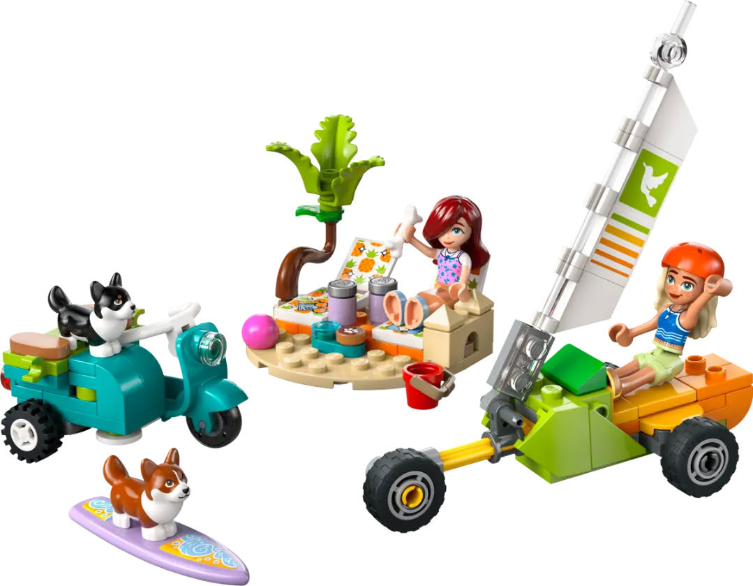 Inhalt: LEGO Friends 42641 Strandabenteuer mit Hunden