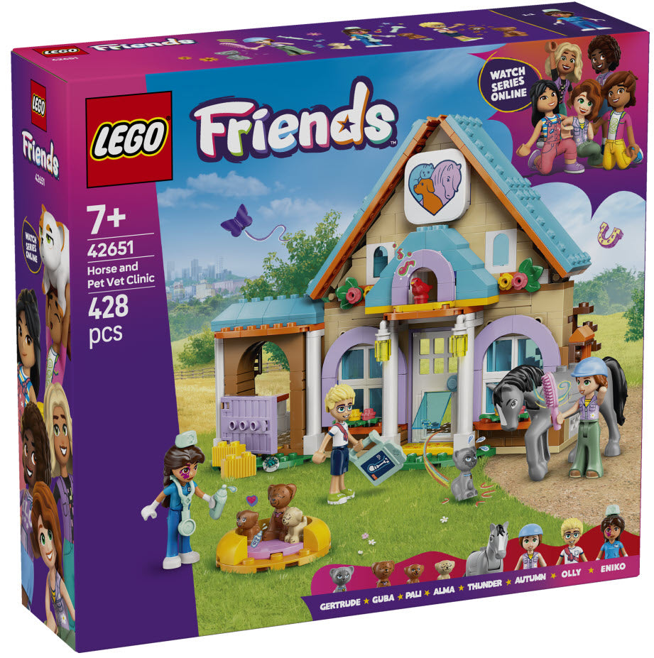 LEGO Friends 42651 Tierarztpraxis für Pferde und Haustiere