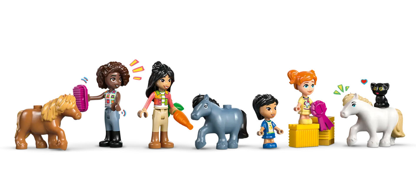 Minifiguren: LEGO Friends 42654 Ponyhof & Stall