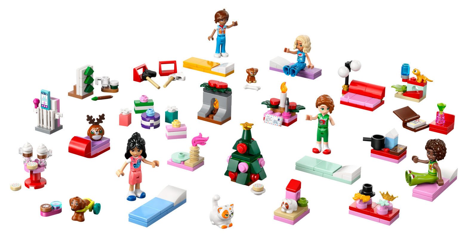 Inhalt: LEGO Friends 42668 Adventskalender 2025