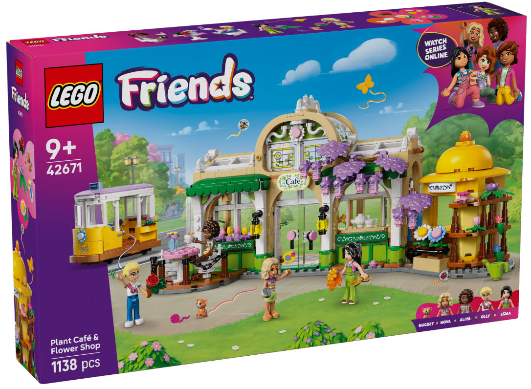 LEGO Friends 42671 Pflanzencafe und Blumenkiosk