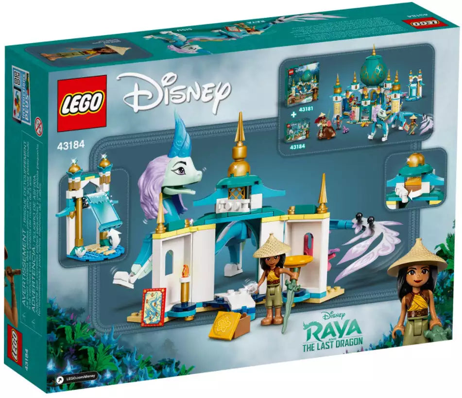 Box Rückseite: LEGO Disney Princess 43184 Raya und der Sisu Drache