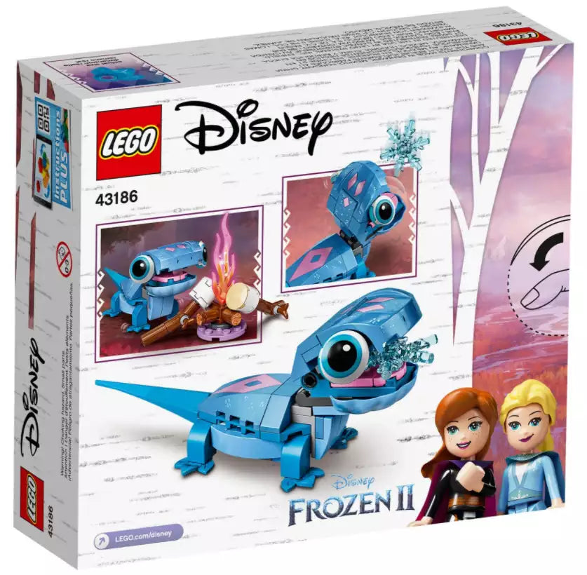 Box Rückseite: LEGO Disney Princess 43186 Salamander Bruni