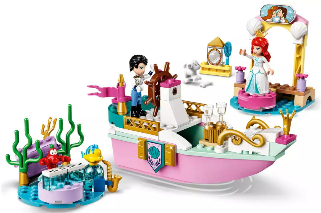 Inhalt: LEGO Disney Princess 43191 Arielles Festtagsboot