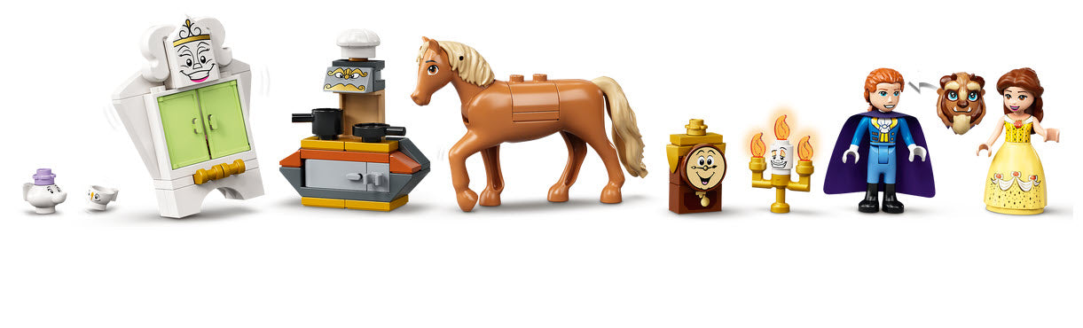 Minifiguren: LEGO Disney Princess 43196 Belles Schloss