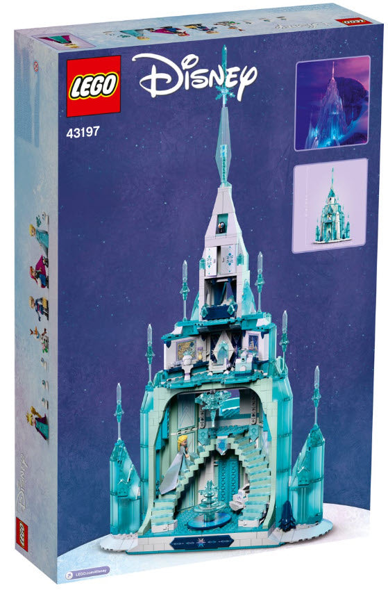 Box Rückansicht: LEGO Disney Princess 43197 Der Eispalast