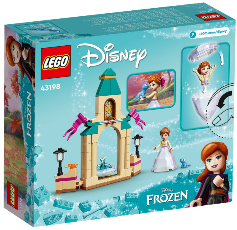 Box Rückseite: LEGO Disney Princess 43198 Annas Schlosshof