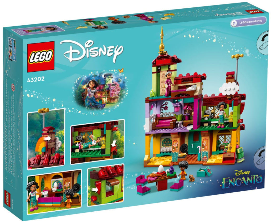 Box Rückseite: LEGO Disney Princess 43202 Das Haus der Madrigals