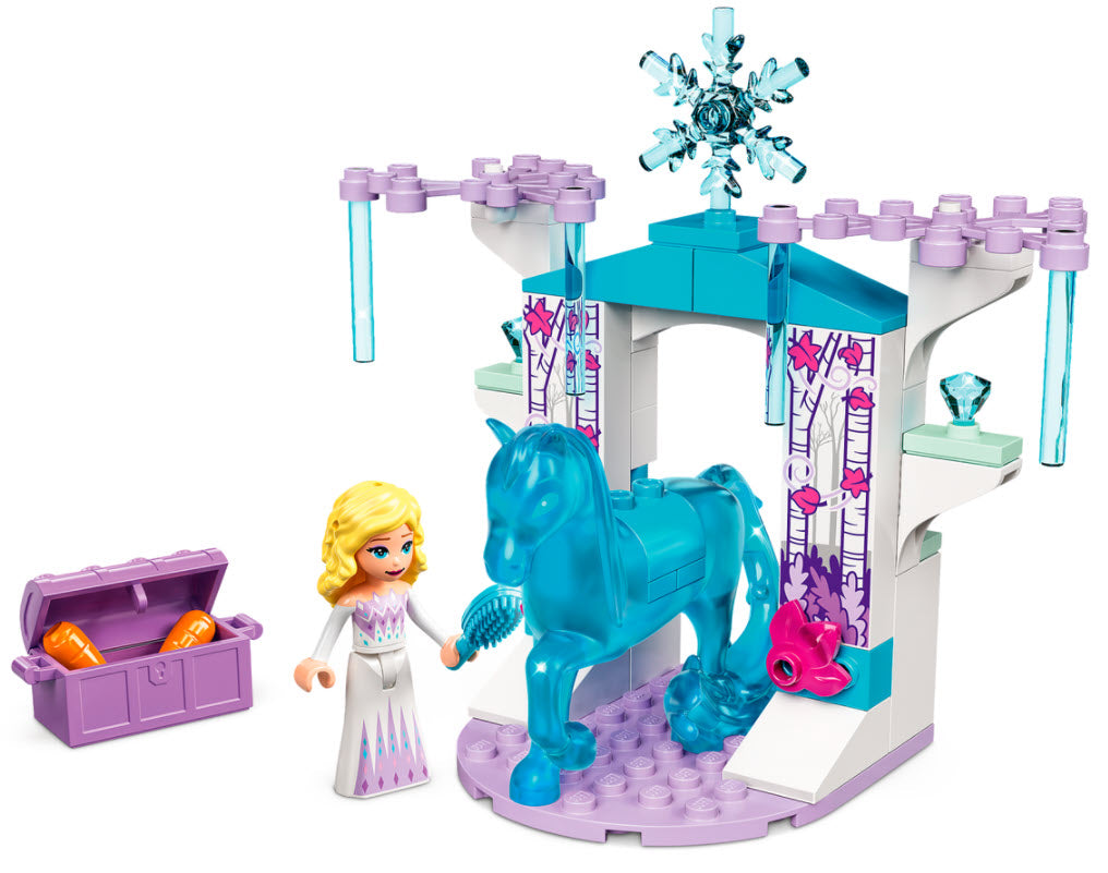Inhalt: LEGO Disney Princess 43209 Elsa und Nokks Eisstall