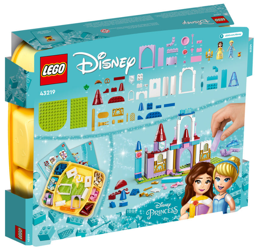 Box Rückseite: LEGO Disney Princess 43219 Kreative Schlösserbox
