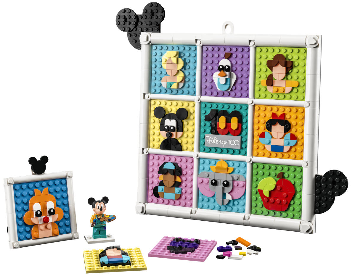 Inhalt: LEGO Disney 43221 100 Jahre Disney Zeichentrickikonen