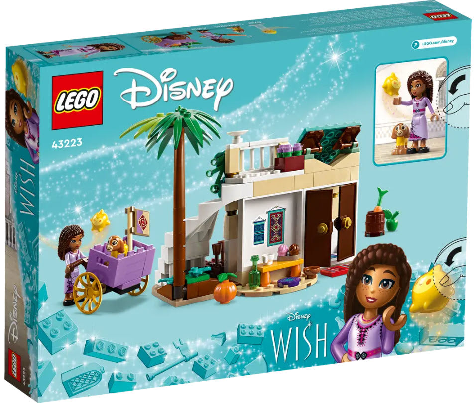 Box Rückansicht: LEGO Disney 43223 Asha in der Stadt Rosas