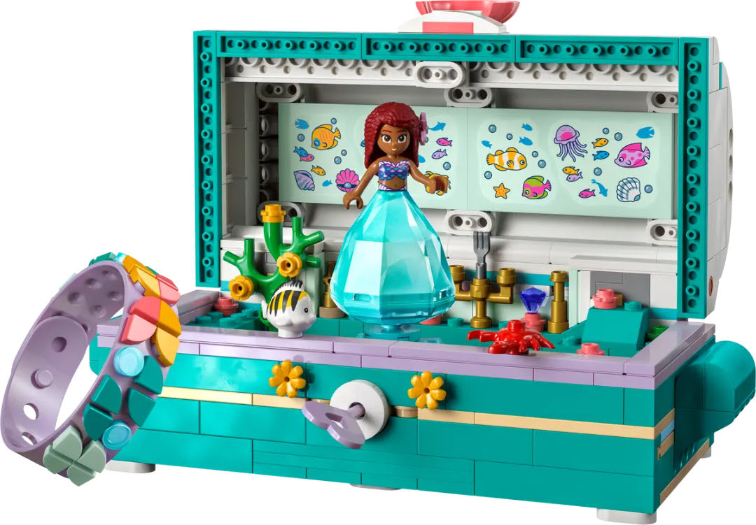 Inhalt: LEGO Disney 43229 Arielles Schatztruhe