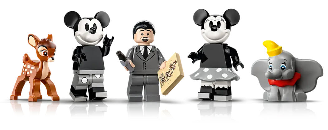 Minifiguren: LEGO Disney 43230 Kamera – Hommage an Walt Disney