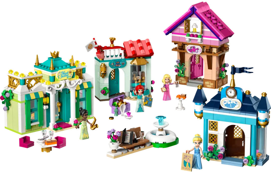 Inhalt: LEGO Disney 43246 Disney Prinzessinnen Abenteuermarkt