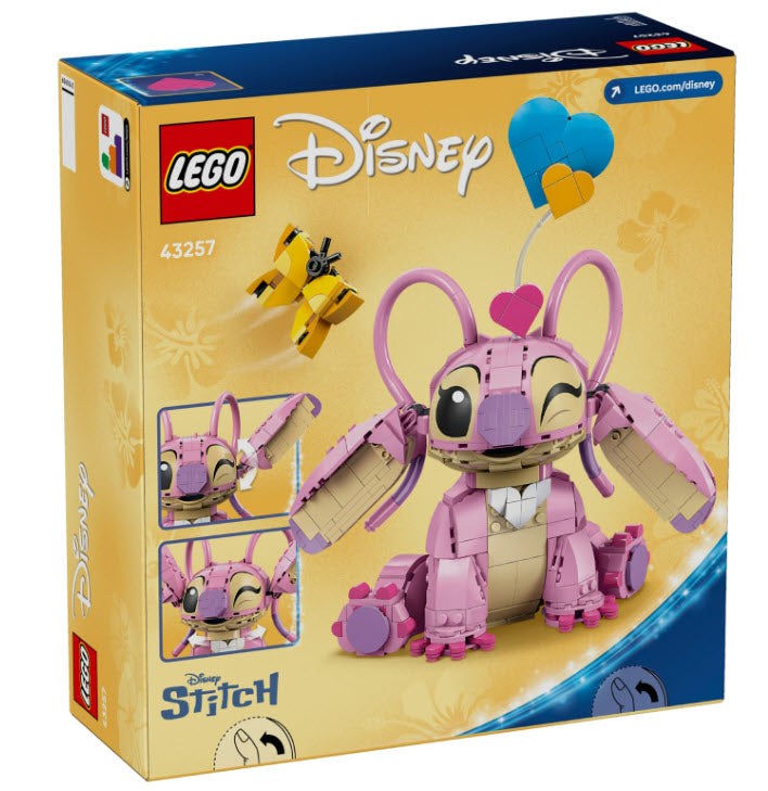 Box Rückseite: LEGO Disney 43257 Angel