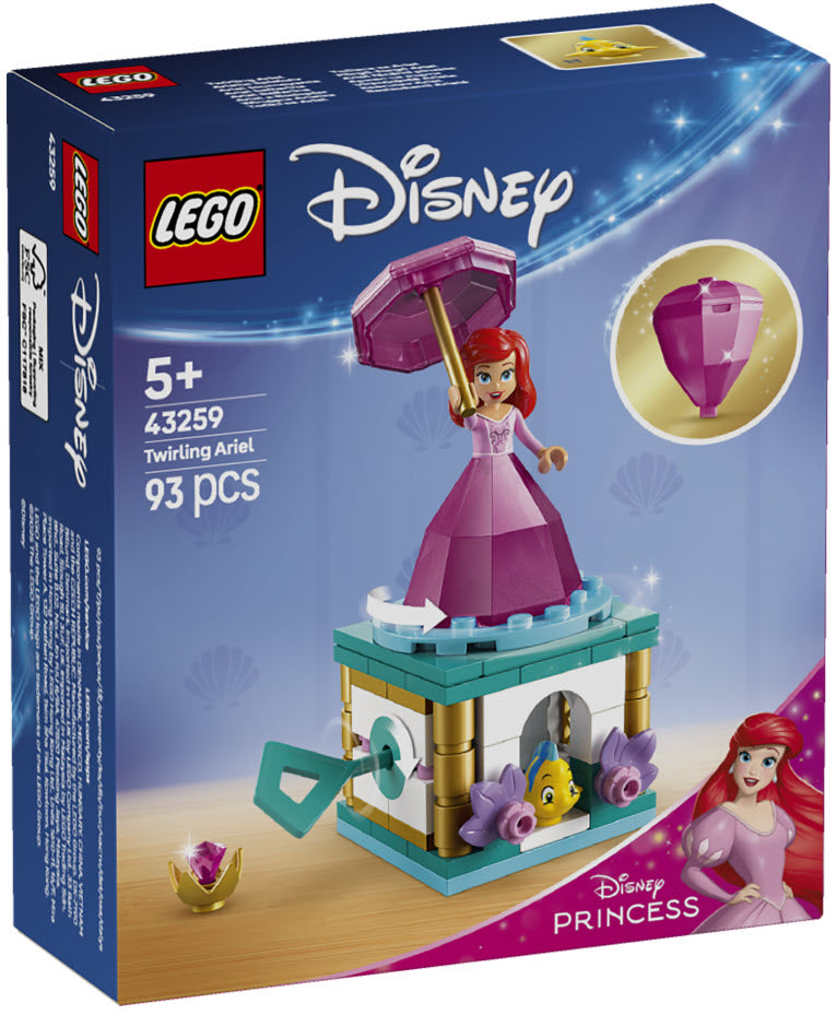 LEGO Disney 43259 Arielle Spieluhr