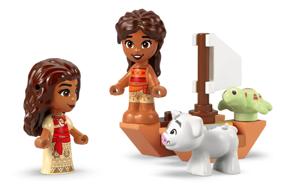 Minifiguren: LEGO Disney 43260 Vaianas Inselspaß