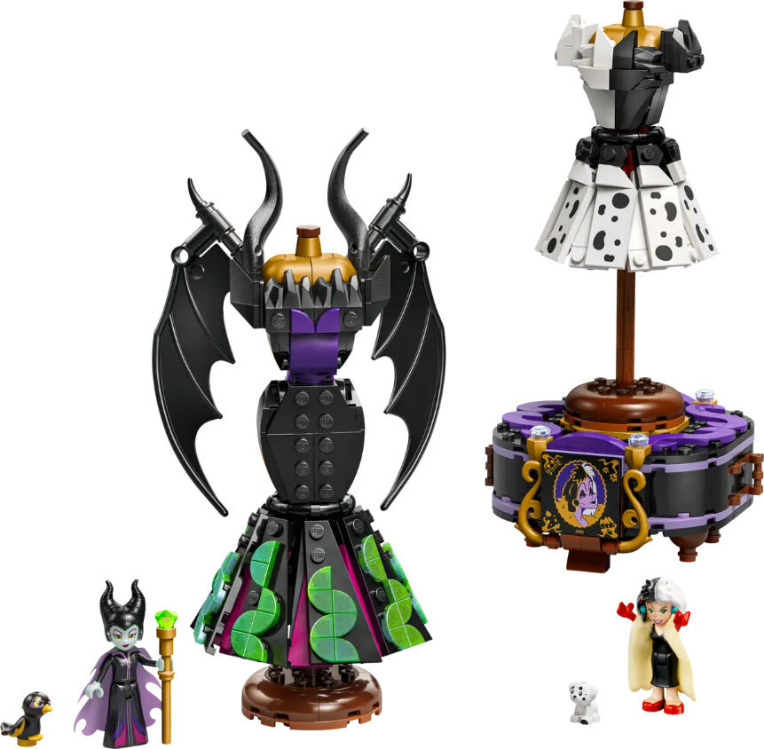 Inhalt: LEGO Disney 43262 Die Kleider von Malefiz und Cruella De Vil