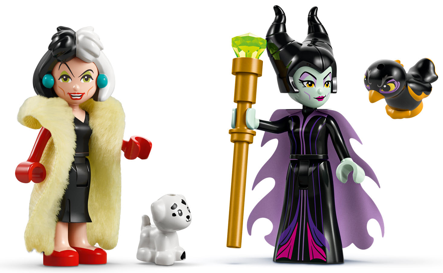 Minifiguren: LEGO Disney 43262 Die Kleider von Malefiz und Cruella De Vil