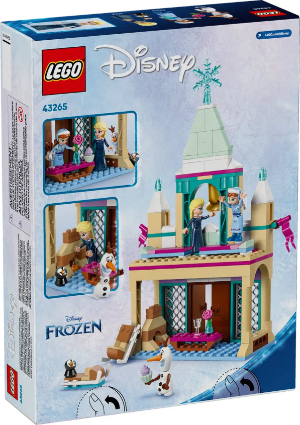 Box Rückseite: LEGO Disney 43265 Das Arendelle Schloss