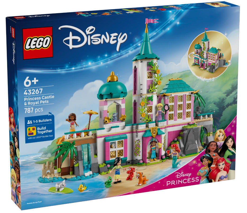 LEGO Disney 43267 Prinzessinnenschloss mit Haustieren
