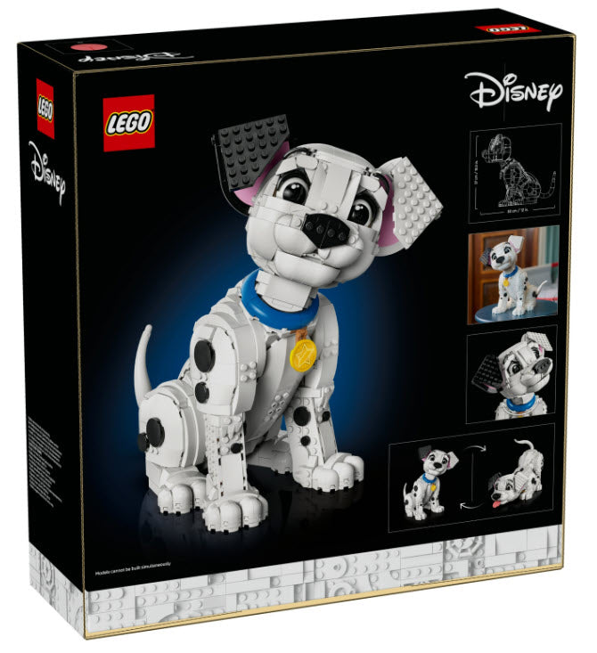 Box Rückseite: LEGO Disney 43269 Welpe aus 101 Dalmatiner