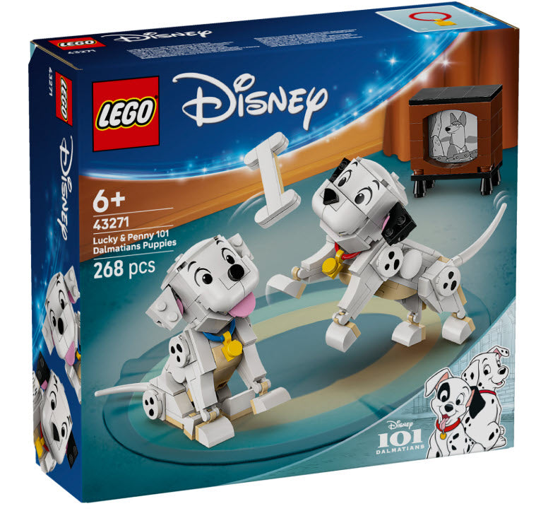 LEGO Disney 43271 Die Welpen Lucky und Penny aus 101 Dalmatiner