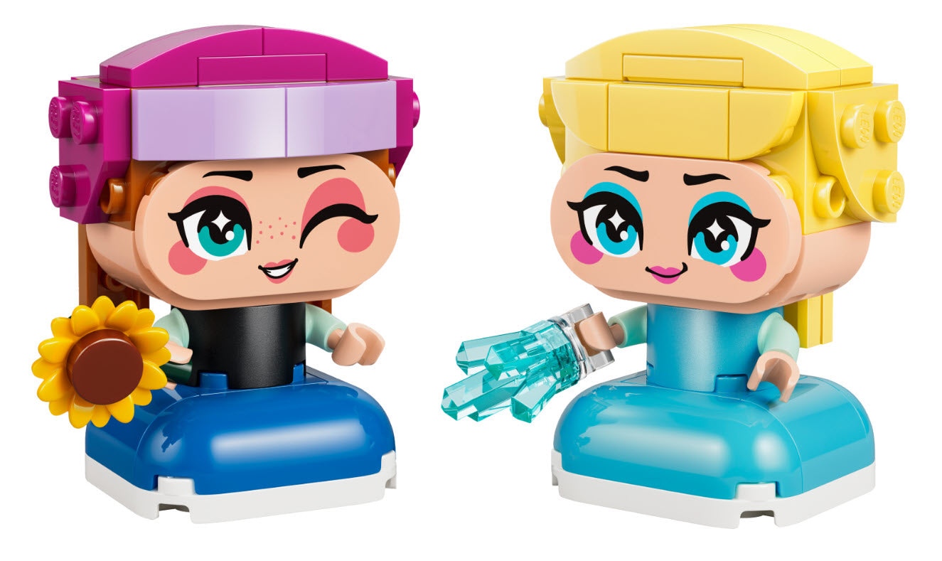 Inhalt: LEGO Disney 43284 Die Mini-Prinzessinnen Anna und Elsa