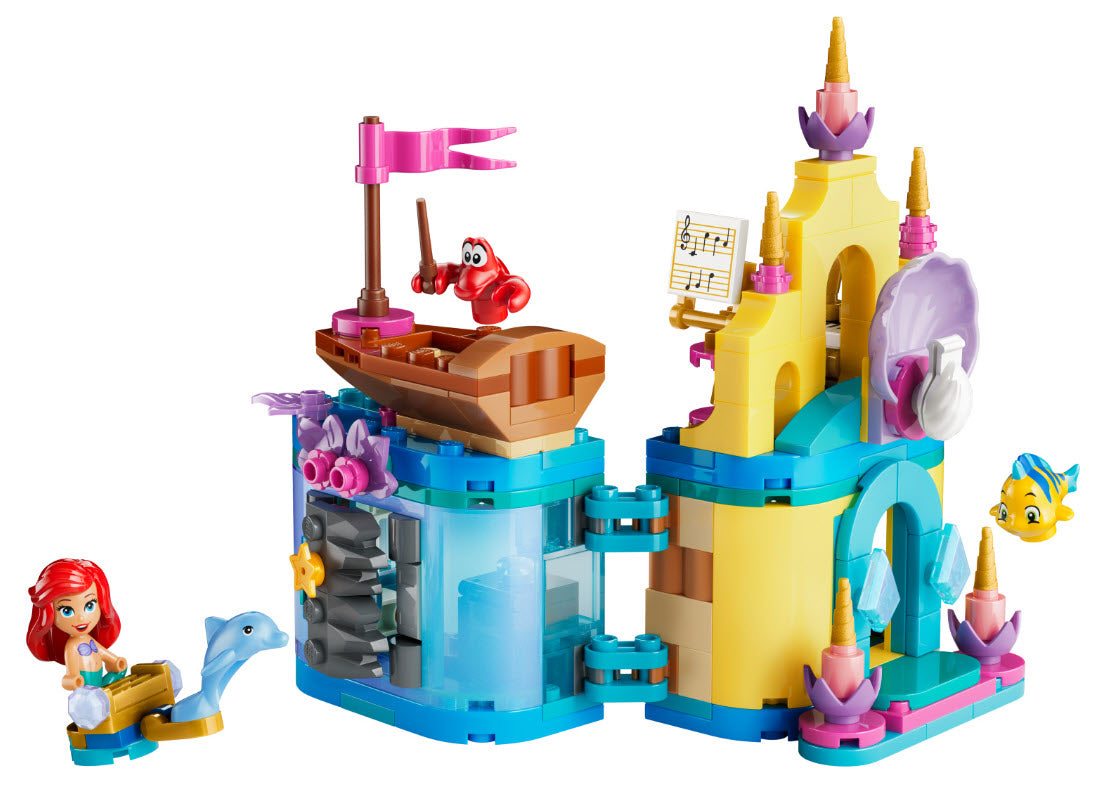Inhalt: LEGO Disney 43285 Arielles Magisches Mini-Schloss