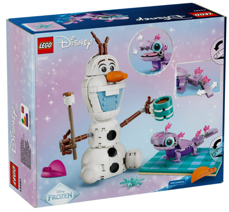 Box Rückseite: LEGO Disney 43287 Picknickspaß mit Olaf und Bruni