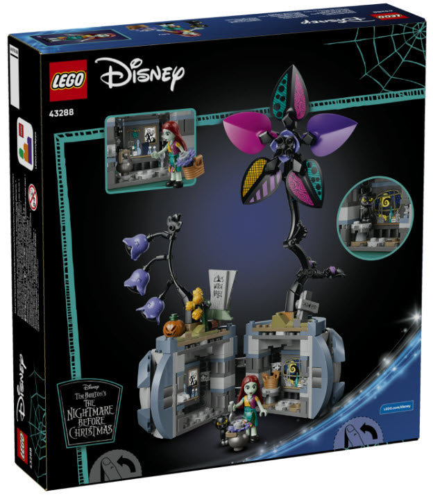 Box Rückseite: LEGO Disney 43288 Sallys Blumentopf