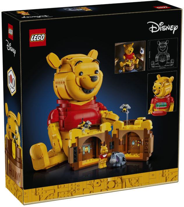 Box Rückseite: LEGO Disney 43300 Winnie Puuh