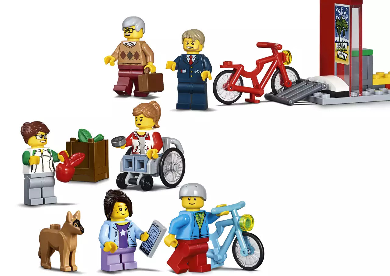 LEGO City 60154 Busbahnhof, Minifiguren