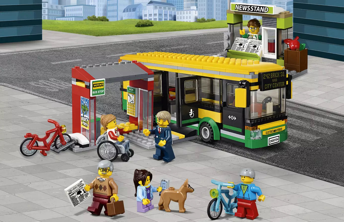 LEGO City 60154 Busbahnhof, Detail 1