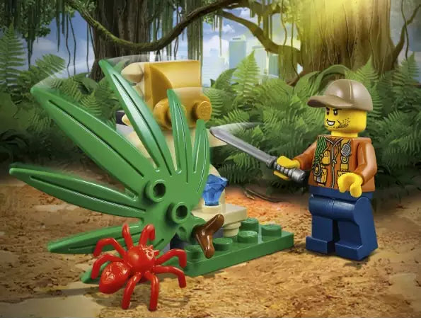 Minifiguren: LEGO City 60156 Dschungel-Buggy