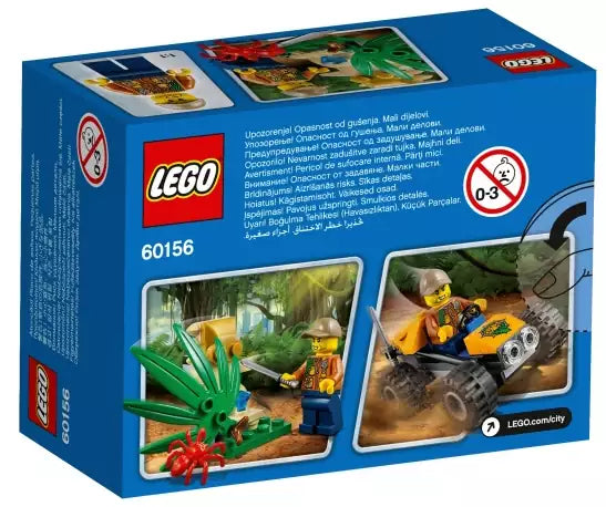 Box Rückansicht: LEGO City 60156 Dschungel-Buggy
