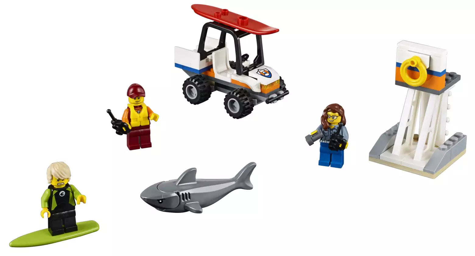 Inhalt: LEGO City 60163 Küstenwache-Starter-Set