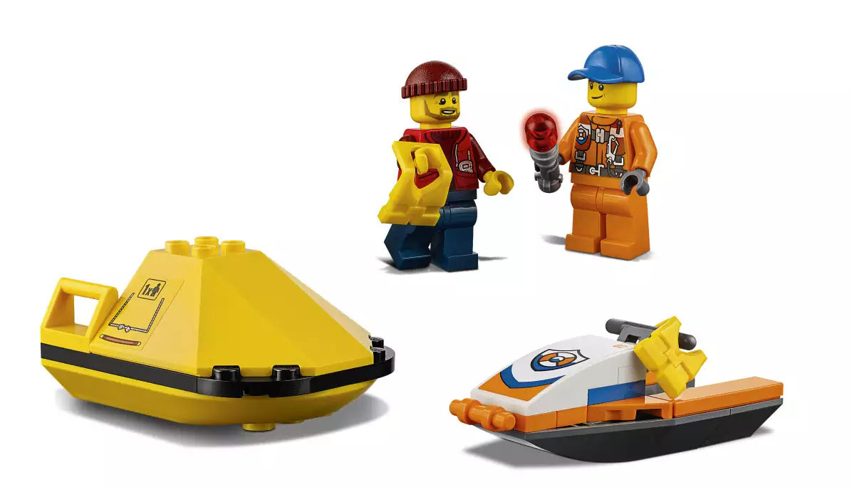 Minifiguren: LEGO City 60164 Rettungsflugzeug