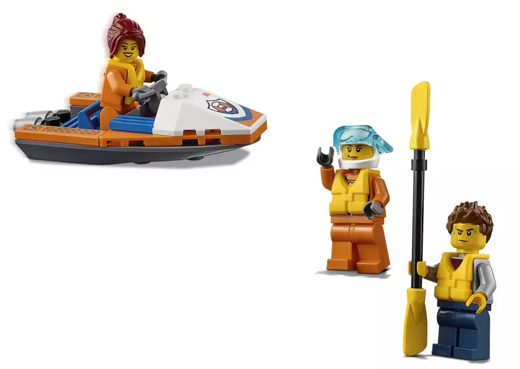 Minifiguren: LEGO City 60166 Seenot-Rettungshubschrauber