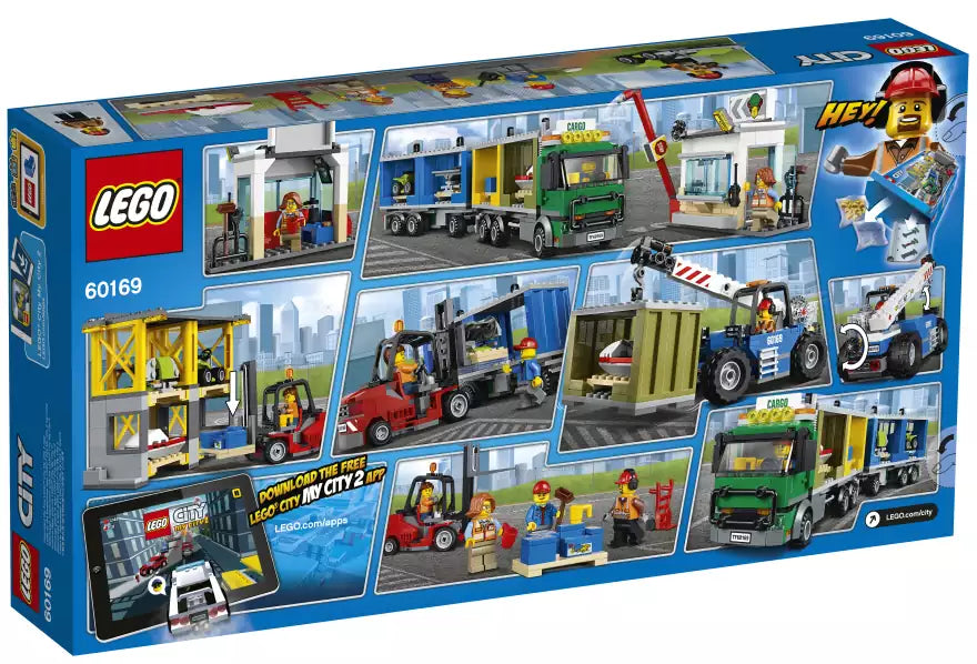 LEGO City 60169 Frachtterminal, Box Rückansicht