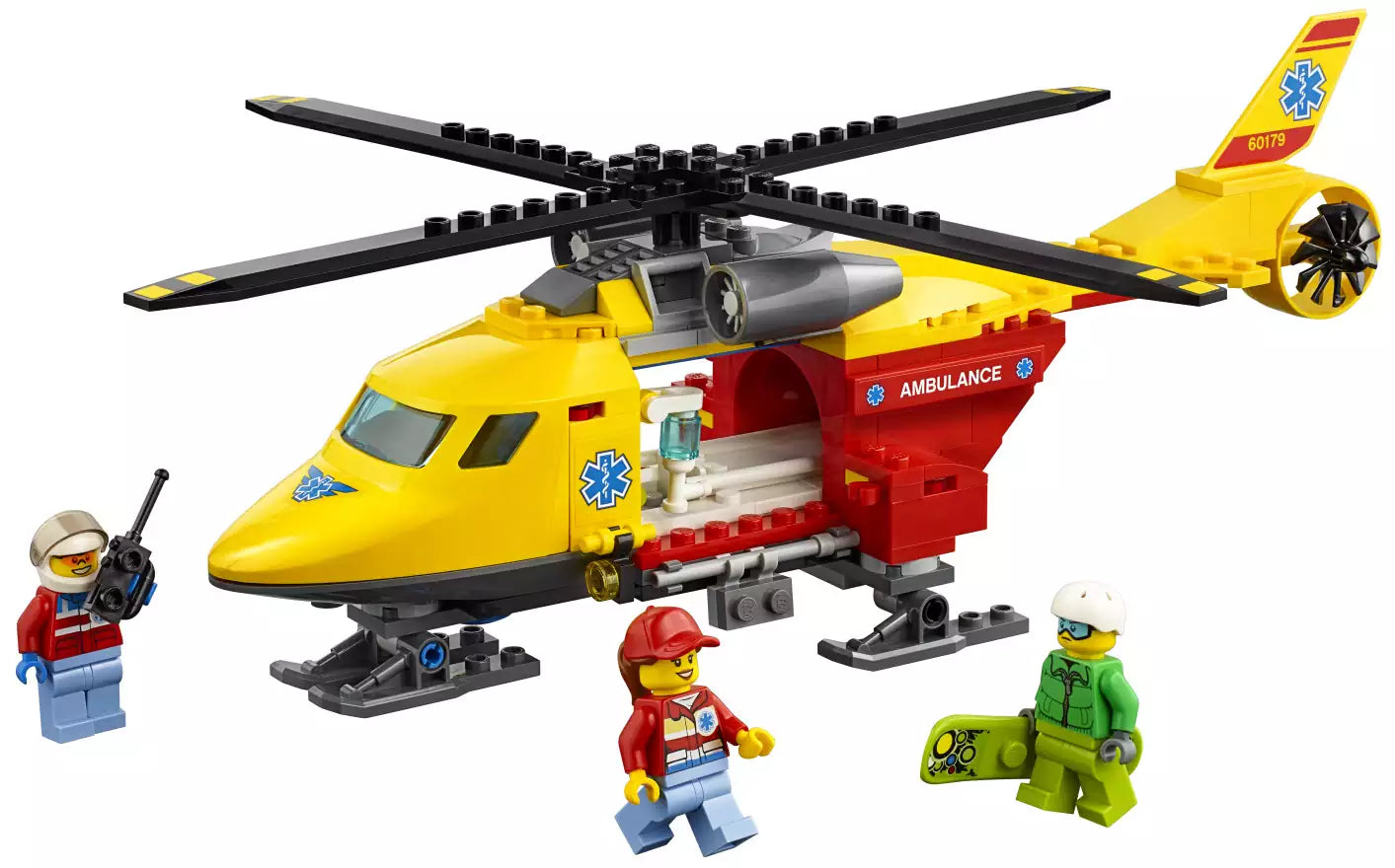 Inhalt: LEGO City 60179 Rettungshubschrauber