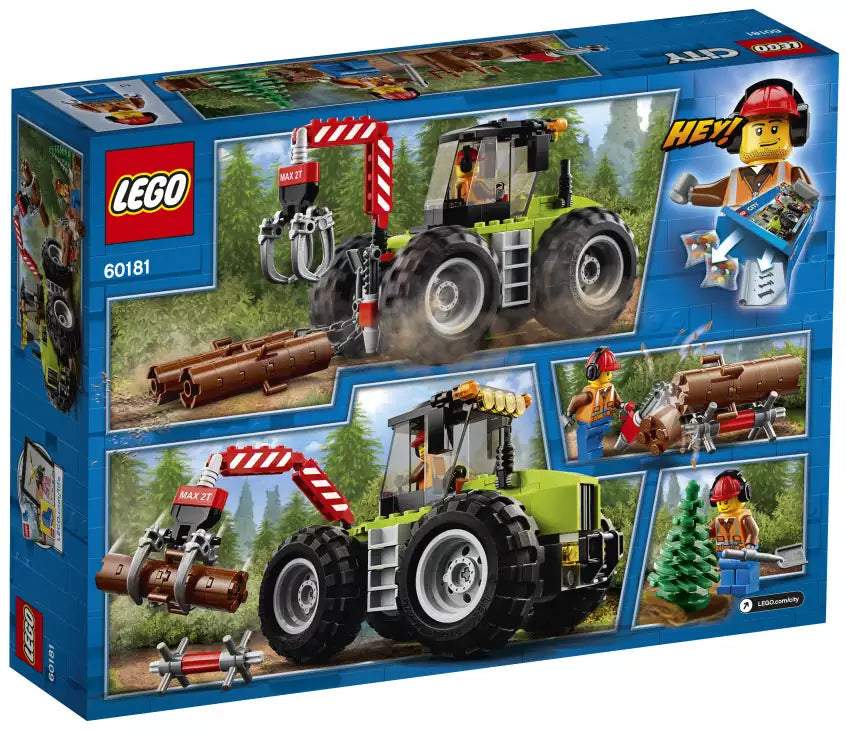 Box Rückansicht: LEGO City 60181 Forsttraktor