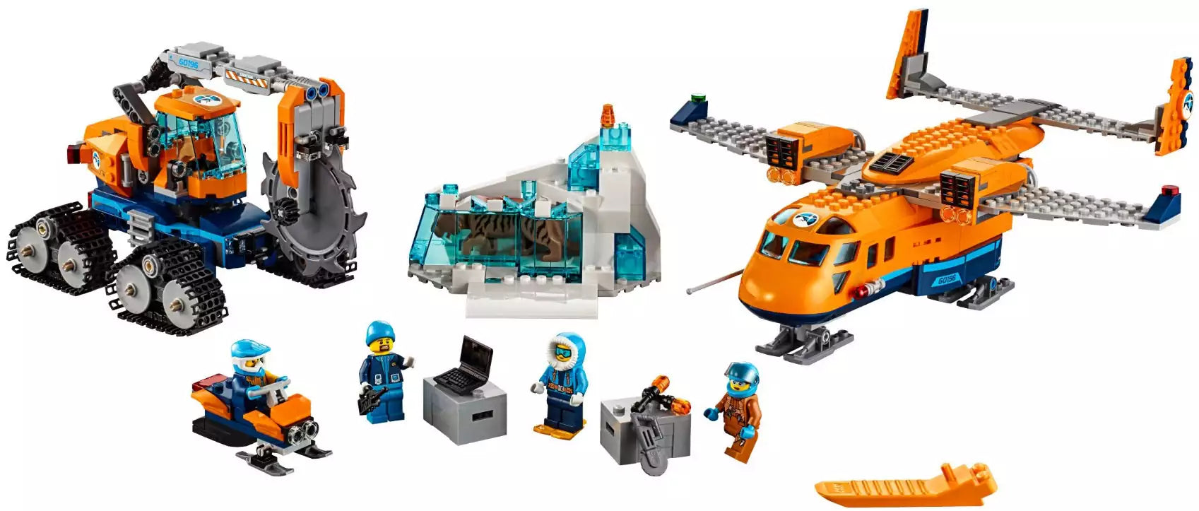 Inhalt: LEGO City 60196 Arktis-Versorgungsflugzeug