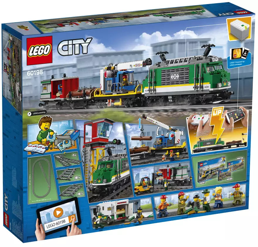 Box Rückansicht: LEGO City 60197 Güterzug