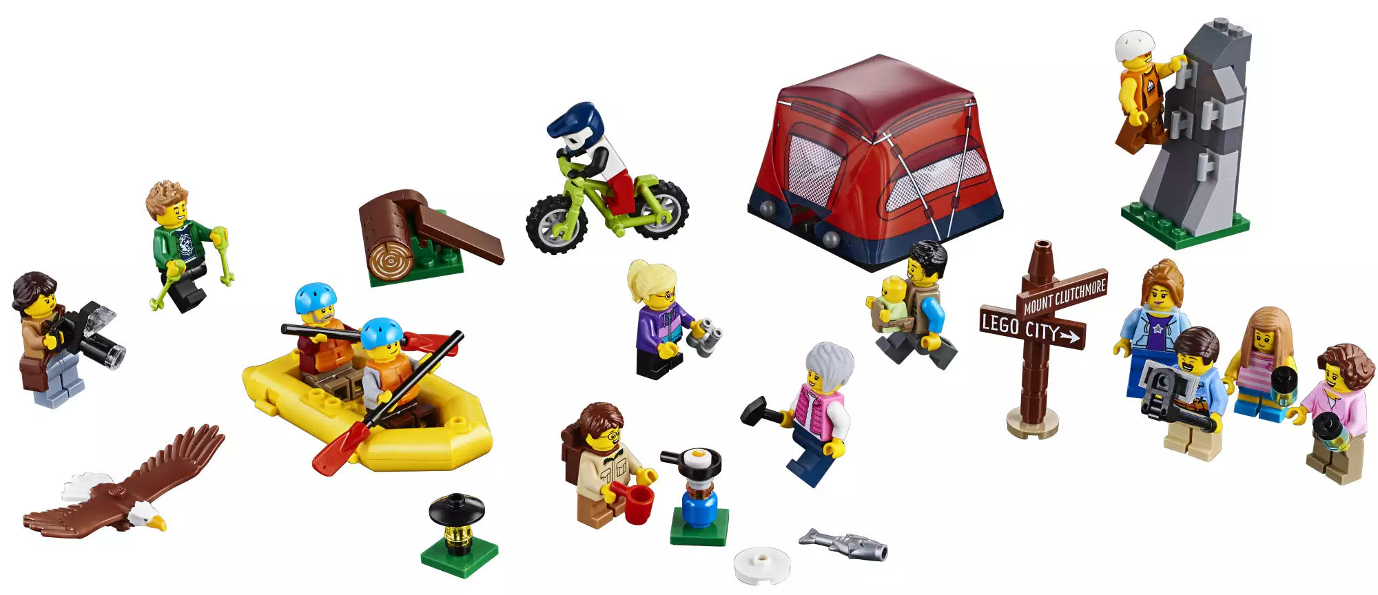 Inhalt: LEGO City 60202 Stadtbewohner - Outdoor-Abenteuer