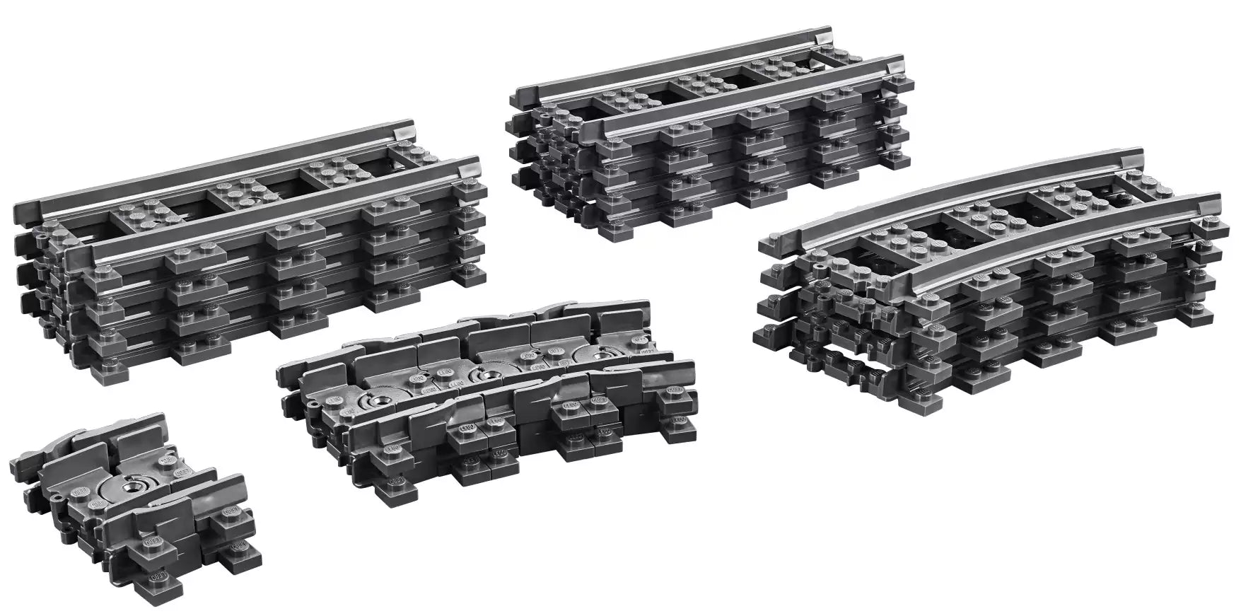 Inhalt: LEGO City 60205 Schienen